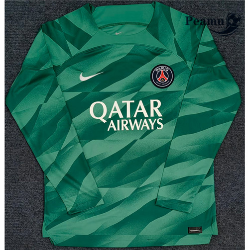 Maglia Calcio PSGPortero Manga Larga Verde 2023