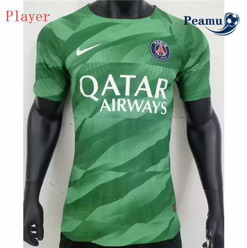 Maglia Calcio Player PSG goalkeeping Verde 2023