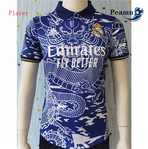 Maglia Calcio Player Real Madrid Dragon Azul 2023