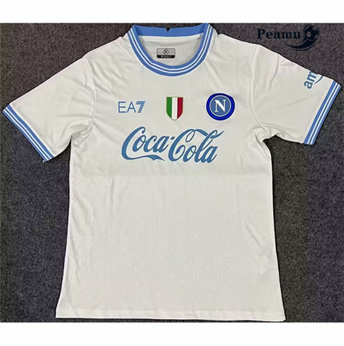 Maglia Calcio SSC Napoli 2023 Blanco