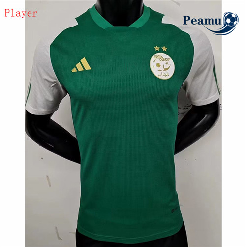 Maglia Calcio Player Argelia Verde Blanco 2023