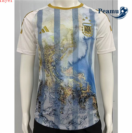 Maglia Calcio Player Argentina 3-star Map 2023