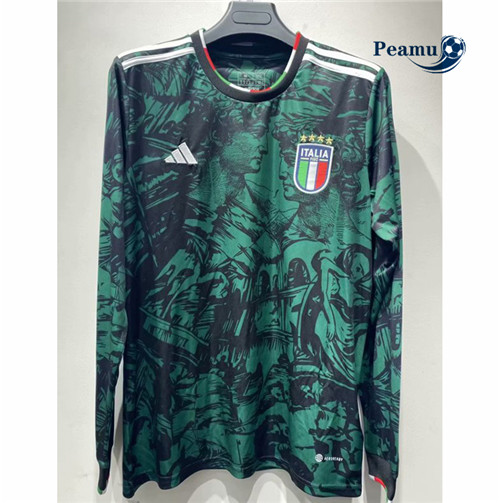 Maglia Calcio Italia Segunda Manga larga 2023