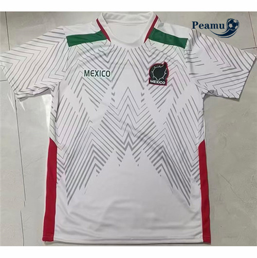 Maglia Calcio Messicotraining Blanco 2023