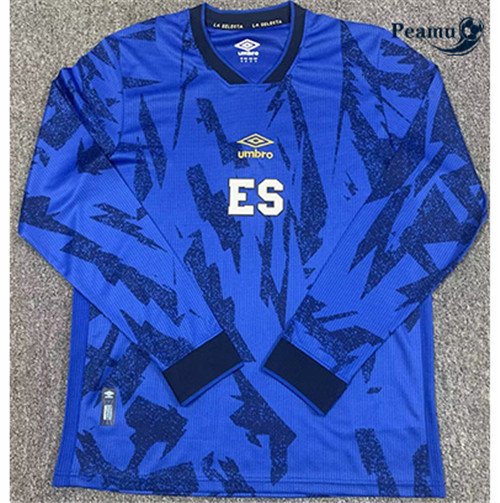 Maglia Calcio El Salvador Segunda Manga Larga 2023
