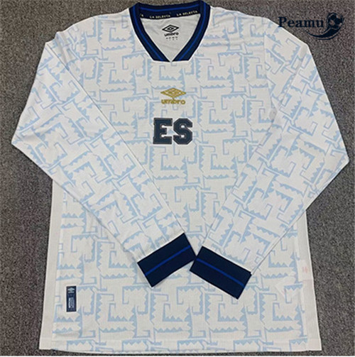 Maglia Calcio El Salvador Prima Manga Larga 2023