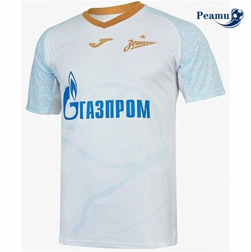 Maglia Calcio Zenit Saint Petersburg Segunda Blanco 2023