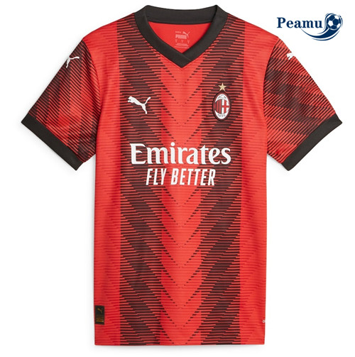 Peamu Maglia Calcio AC Milan Femme Prima 2023-2024