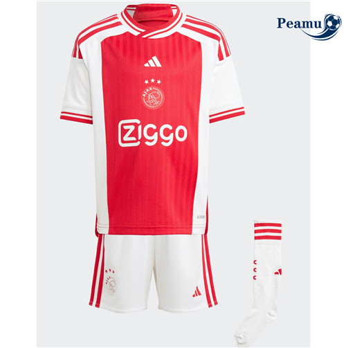 Peamu Maglia Calcio Ajax Amsterdam Bambino Prima 2023-2024