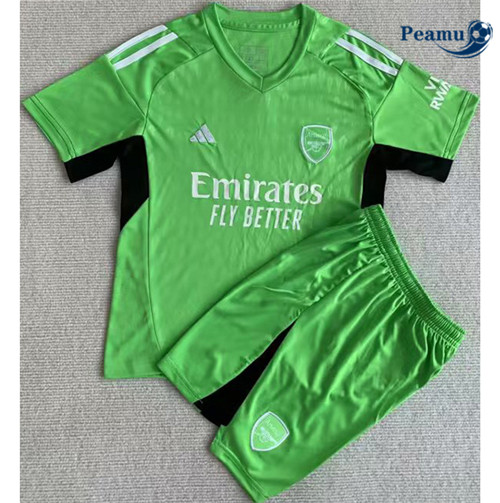 Peamu Maglia Calcio Arsenal Bambino Portiere Verde 2023-2024