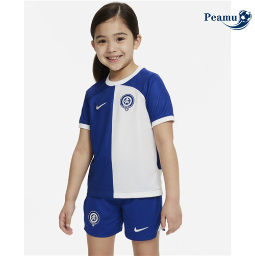 Peamu Maglia Calcio Atletico Madrid Bambino Seconda 2023-2024