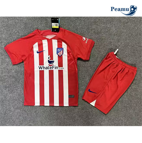 Peamu Maglia Calcio Atletico Madrid Bambino Prima 2023-2024