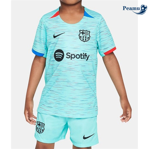 Peamu Maglia Calcio Barcellona Bambino Terza 2023-2024