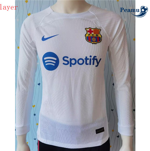 Peamu Maglia Calcio Player Barcellona Seconda Manica lunga 2023-2024