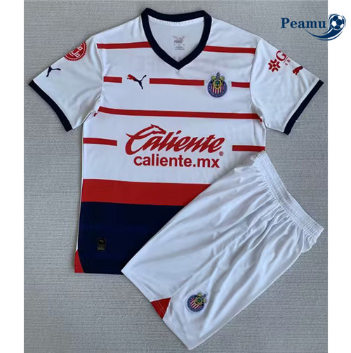 Peamu Maglia Calcio Chivas Bambino Seconda 2023-2024