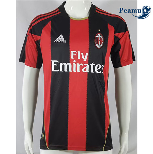 Peamu Classico Maglie Calcio AC Milan Prima 2010-11