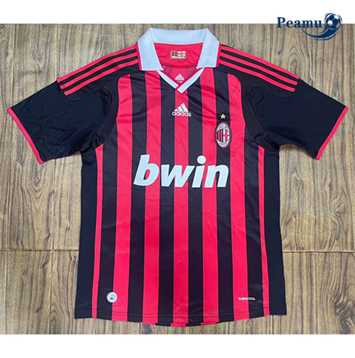Peamu Classico Maglie Calcio AC Milan Prima 2009-10