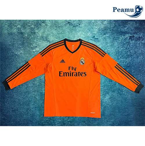 Peamu Classico Maglie Calcio Real Madrid Terza Manica lunga 2013-14
