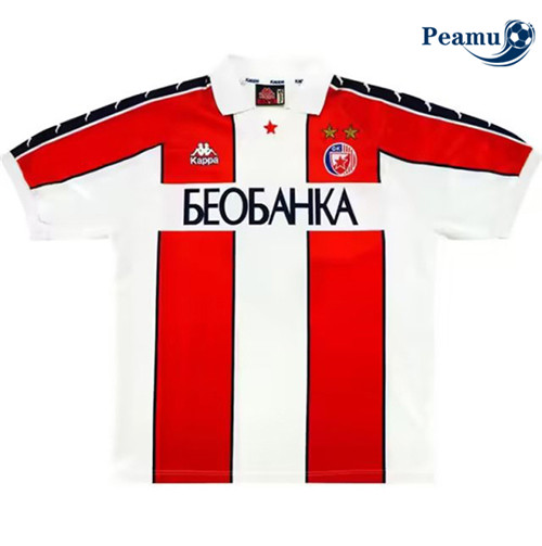Peamu Classico Maglie Calcio Rosso Star Belgrade Prima 1995-97