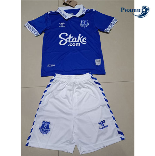 Peamu Maglia Calcio Everton Bambino Prima 2023-2024