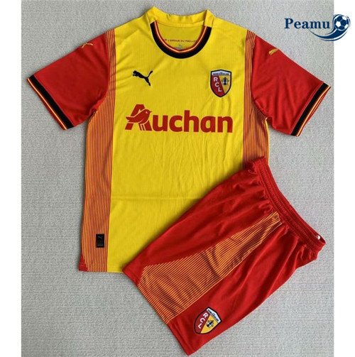 Peamu Maglia Calcio Lens Bambino Prima 2023-2024