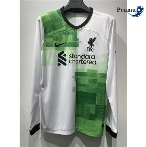 Peamu Maglia Calcio Liverpool Seconda Manica lunga 2023-2024