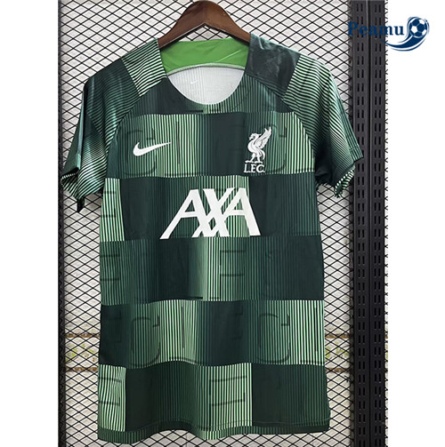 Peamu Maglia Calcio Liverpool Training Verde 2023-2024