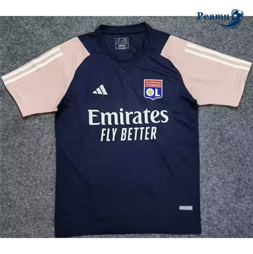 Peamu Maglia Calcio Lyon Training Blu 2023-2024
