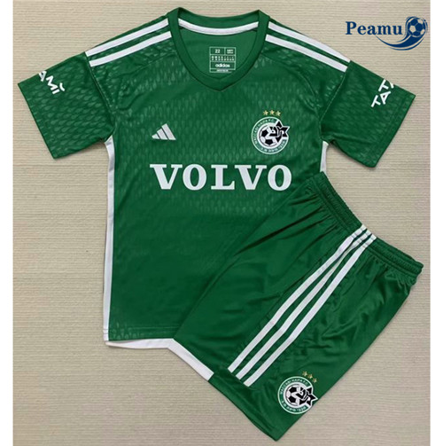 Peamu Maglia Calcio Maccabi Haifa Bambino Prima 2023-2024