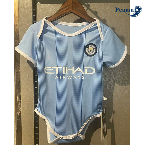 Peamu Maglia Calcio Manchester City Baby Prima 2023-2024