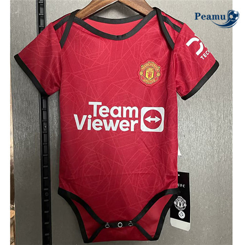 Peamu Maglia Calcio Manchester United Baby Prima 2023-2024