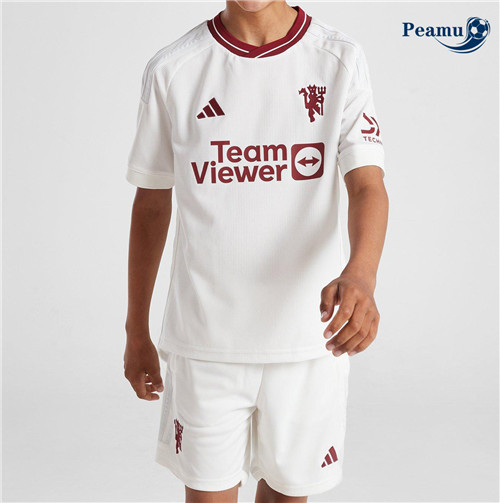 Peamu Maglia Calcio Manchester United Bambino Terza 2023-2024