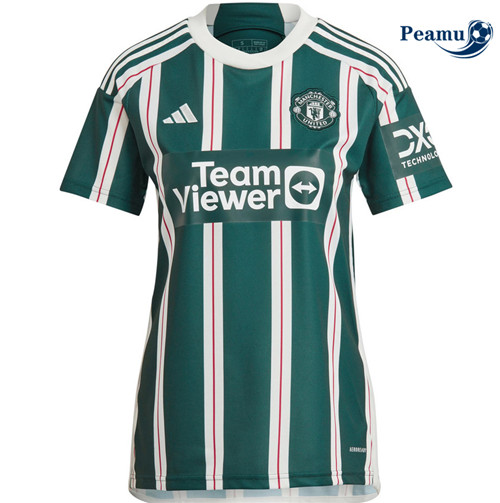 Peamu Maglia Calcio Manchester United Femme Seconda 2023-2024