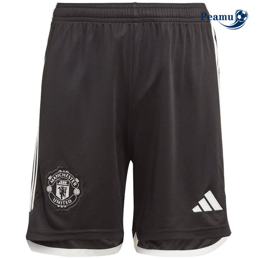 Peamu Maglia Calcio Pantaloncini Manchester United Seconda 2023-2024