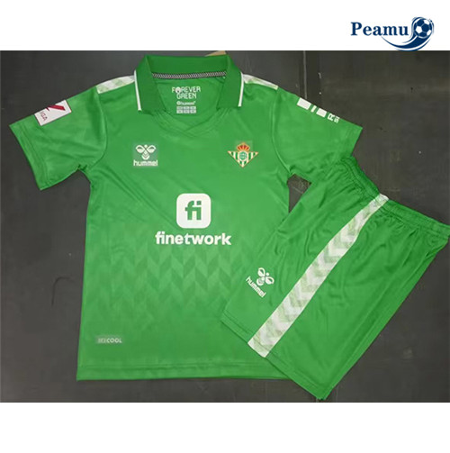 Peamu Maglia Calcio Real Betis Bambino Seconda 2023-2024