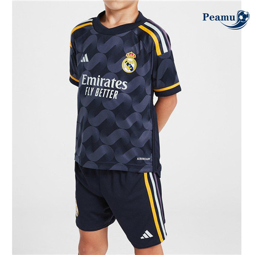 Peamu Maglia Calcio Real Madrid Bambino Seconda 2023-2024
