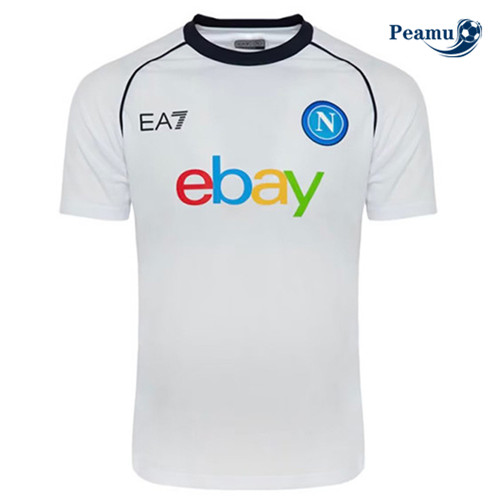 Peamu Maglia Calcio SSC Napoli Bianco 2023-2024