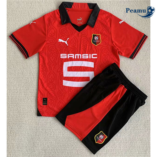 Peamu Maglia Calcio Rennes Bambino Prima 2023-2024