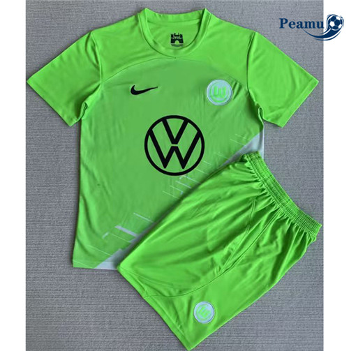 Peamu Maglia Calcio Wolfsburg Bambino Prima 2023-2024