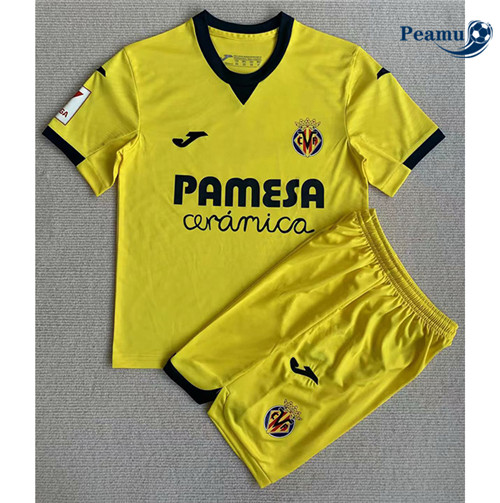 Peamu Maglia Calcio Villarreal Bambino Prima 2023-2024