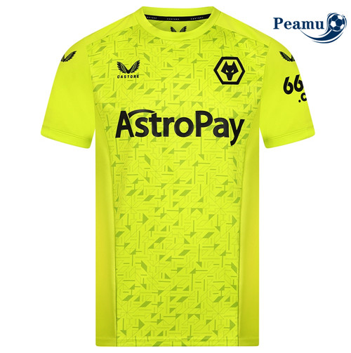 Peamu Maglia Calcio Wolves Portiere Seconda Verde 2023-2024