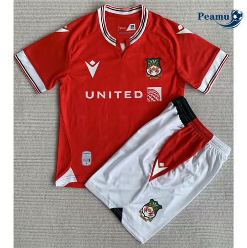Peamu Maglia Calcio Wrexham Bambino Prima 2023-2024