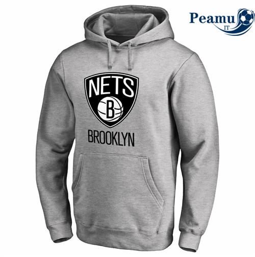 Peamu - Felpa con cappuccio Brooklyn Nets
