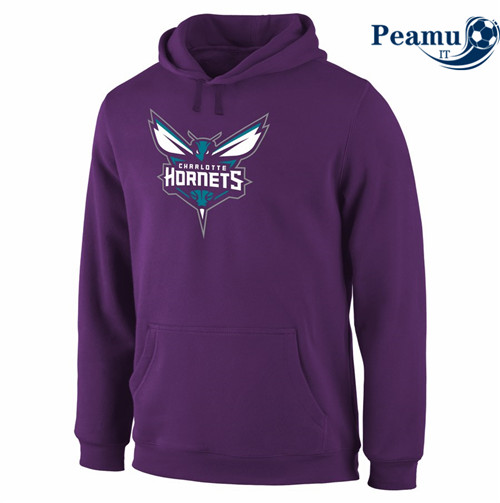 Peamu - Felpa con cappuccio Charlotte Hornets
