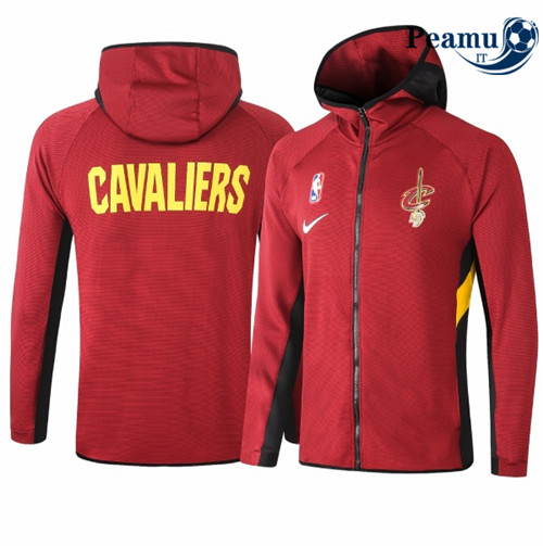 Peamu - Giacca Tuta Calcio A Capuche Cleveland Cavaliers - Rosso