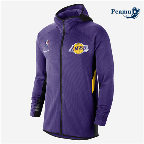Peamu - Giacca Tuta Calcio A Capuche Los Angeles Lakers - Viola