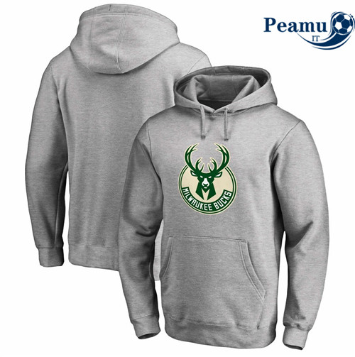 Peamu - Felpa con cappuccio Milwaukee Bucks