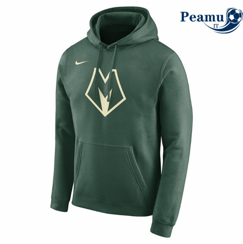 Peamu - Felpa con cappuccio Milwaukee Bucks