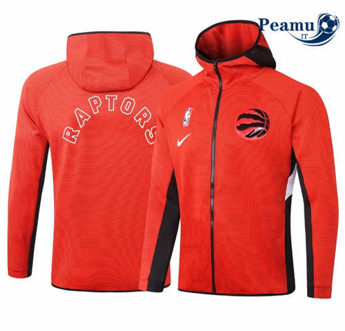Peamu - Giacca Tuta Calcio A Capuche Toronto Raptors - Rosso