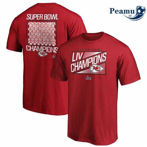 Peamu - Maglia Calcio Kansas City Chiefs Super Bowl 2020 Champions